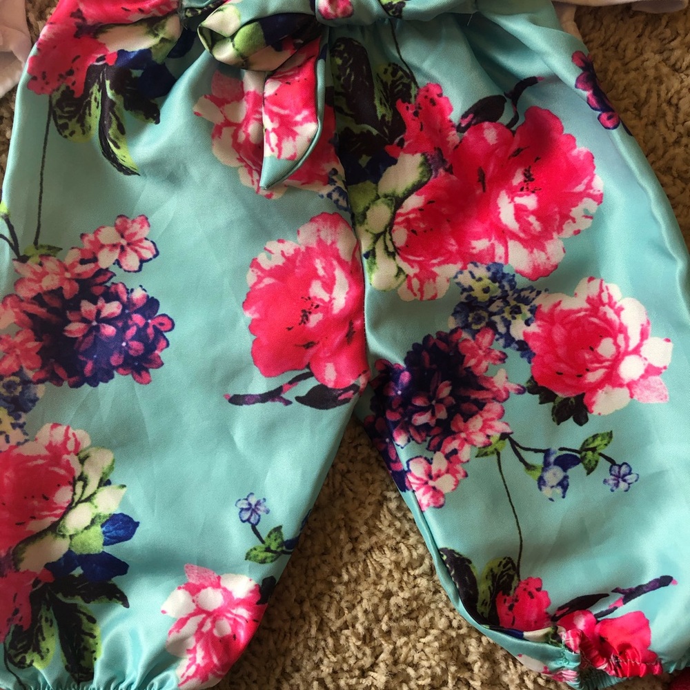 🎊3/$10 Baby Girls 3 Piece Romper Outfits - Picture 4 of 6